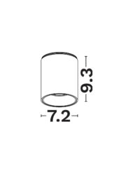 Луничка Nova-Luce LED 10W 3000K за открит монтаж - 5