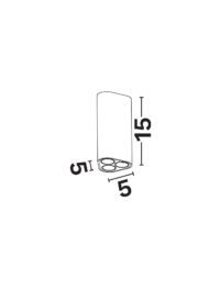Луничка Nova-Luce LED 6W 3000K открит монтаж - 7