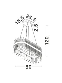 Полилей Nova-Luce G9, 10x5W - 10