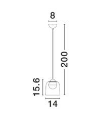 Пендел Nova-Luce LED 5W 3000K - 6