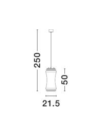 Пендел Nova-Luce LED 21W 3000K - 6
