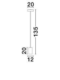 Лампион LED 1.7W Nova-Luce, топла светлина 3000K - 7