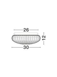 Плафон Nova-Luce, E27, 2x12W - 5