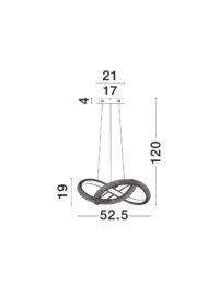 Полилей Nova-Luce LED 41.5W топла светлина 3000K - 10