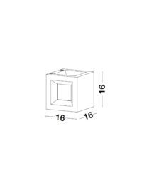 Външен аплик Nova-Luce с фасунга E27, 12W - 6