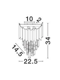 Аплик Nova-Luce E14 2x5W - 6