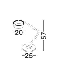 Настолна лампа Nova-Luce LED 23W 3000K - 6