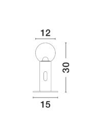 Настолна лампа Nova-Luce LED 11W 3000K - 7