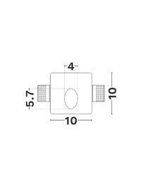 Луничка LED Nova-Luce 1W топла светлина 3000K - 3