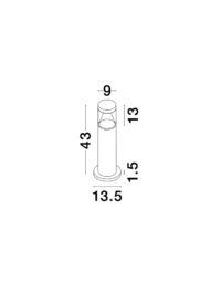 Външна лампа Nova-Luce LED 10W 3000K - 7