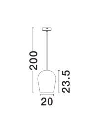Външна лампа Nova-Luce E27 12W - 7