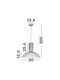 Пендел Nova-Luce E27 1x12W - 6
