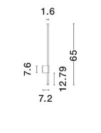 Аплик LED Nova-Luce 12W, топла светлина 3000K - 10