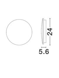 Аплик LED Nova-Luce 12W топла светлина - 8
