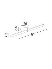 Аплик Nova-Luce LED 1.7W, топла светлина 3000K - 8