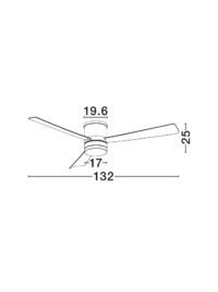 Плафон LED Nova-Luce 18W, топла светлина 3000K - 5