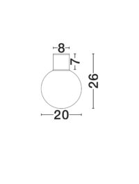 Аплик Nova-Luce E27, 12W, димируем, съвременен дизайн - 8