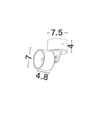 Аплик LED Nova-Luce 5W топла светлина 3000K - 8