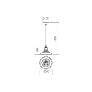 Пендел Smarter Spinner E27 42W метал димируем - Снимка 2