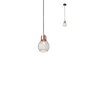 Пендел E27 42W Smarter 01-1578 Edison мед/черен - Снимка 1