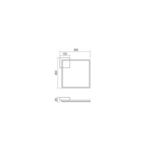 Плафон Smarter 01-1638 Klee 30W SMD LED, димиран, бял - Снимка 2