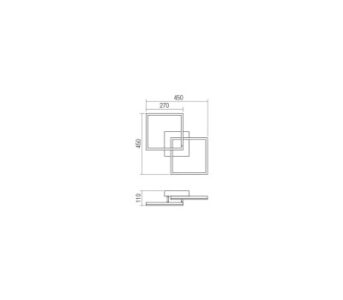 Плафон LED 36W 3000K Smarter KLEE PL IP20 - Image 2