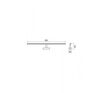 Аплик LED Smarter Neptune 18W 3000K IP44 за баня - Image 2