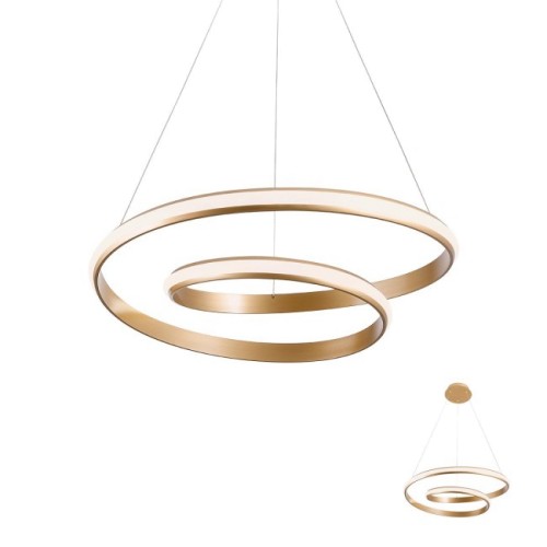 01-1794-500x500-1 Полилей Redo Torsion Bronze LED 30W димер 3000K - Снимка 1