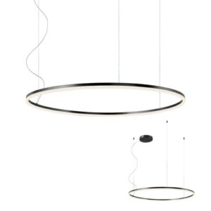 Пендел LED Redo ORBIT 6.8W 5465lm 3000K черен димер