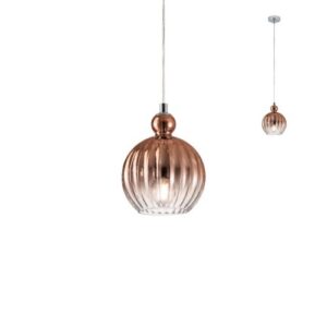 Пендел Redo PLUMEN E14, 1x42W, хром и мед