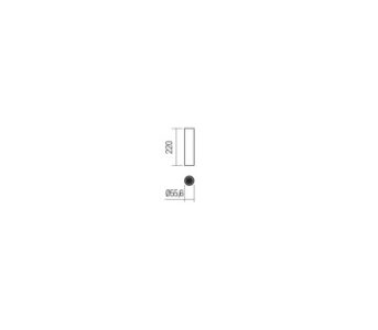 Плафон Smarter AXIS 1x35W GU10, цилиндричен, бял - Image 2