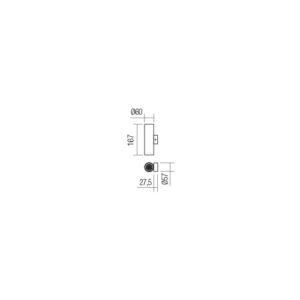 Аплик Smarter AXIS GU10 2x35W матово черен - Image 2