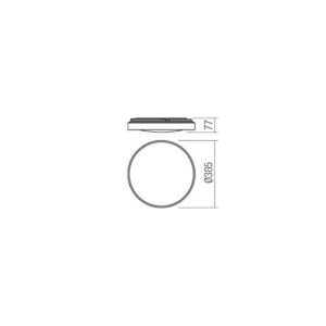 Плафон LED Smarter AMON 24W 4000K IP44 - Снимка 2