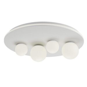 Плафон Redo CORUM LED 64W 3752lm 3000K димируем, бял - Снимка 1