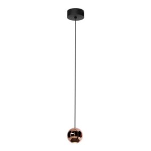 Пендел LED Redo OBO 8.5W 410lm димируем черно/розово злато - Снимка 1