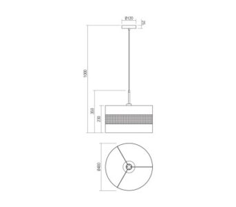 Пендел Smarter FLINT SU, 1x42W, E27, D400, черен - Image 2
