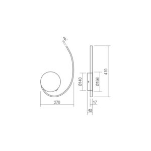 Аплик LED Smarter Nexus 16W 4000K димиран, бял - Image 2