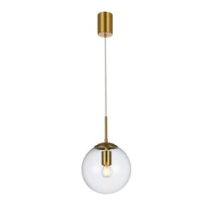 Пендел Smarter 01-3165 E27 42W месинг/стъкло - Снимка 1