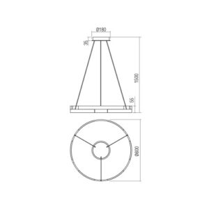 Пендел Smarter Castle LED 3.6W димируем топла светлина - Image 2