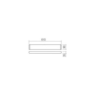 Аплик Smarter PEPAS LED 20W 3000K, димируем, бял - Image 2