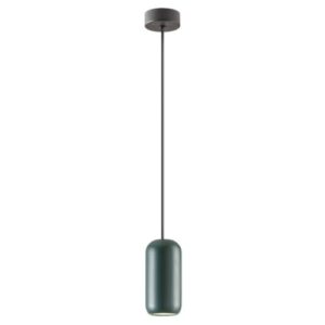 Пендел Smarter BOOM D76 GU10 10W мат зелено-черен