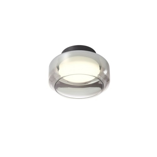 01-3588-500x500-1 Плафон LED 18W Redo SOLERA PL 3000K черен/бял - Снимка 1