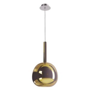 Пендел Smarter TRESOR D200 E27 1x42W златист/хром