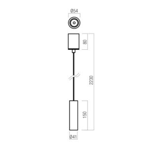 Пендел LED 8.6W 3000K TRIAC Redo Takto SU - Image 2