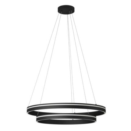 Пендел LED Smarter Valdis 76W димируем, 3000K, черен/бял