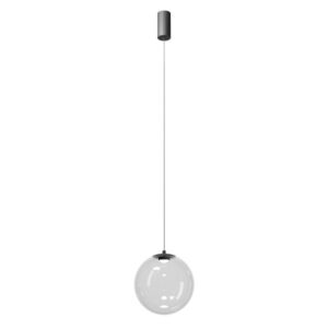 Пендел LED Redo IRIDES SU 10W 3000K прозрачен/черен
