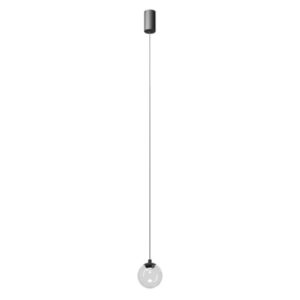 Пендел Redo IRIDES SU LED 3W 2700K, черен/прозрачен