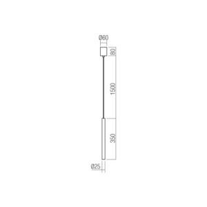 Пендел Redo Kanji SU LED 6.2W 2700K мат злато - Image 2