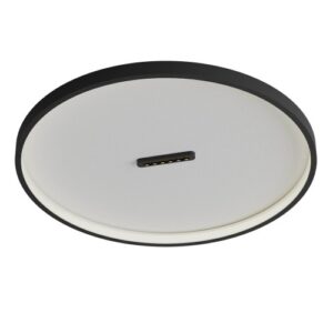 Плафон LED Redo BUTTON PL 52W димируем 2700K/3000K черен - Снимка 1