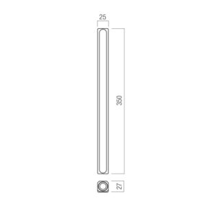 Аплик LED Redo CRISP AP 6.6W 2700K за стена - Снимка 2